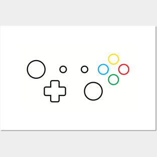 CONTROLLER BUTTON III Posters and Art